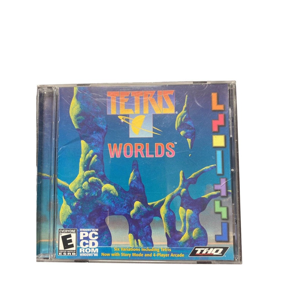 Tetris Worlds PC CD-ROM Game 2002 THQ Windows 95/98 HTF